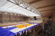 Sporthalle Kurim | C015 Architekten | 2009 | V0442  vizualizace | innenvisualisierungen 