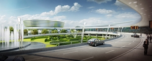 Airport Minsk, Ukraine | Siadesign | 2011 | V0792  vizualizace | exterior visualizations 