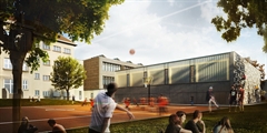 Primary School Roztoky | HELIKA | 2012 | V0811  vizualizace | exterior visualizations 