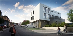 Apartment house Taborska | Grido | 2012 | V0829  vizualizace | exterior visualizations, photomontage 